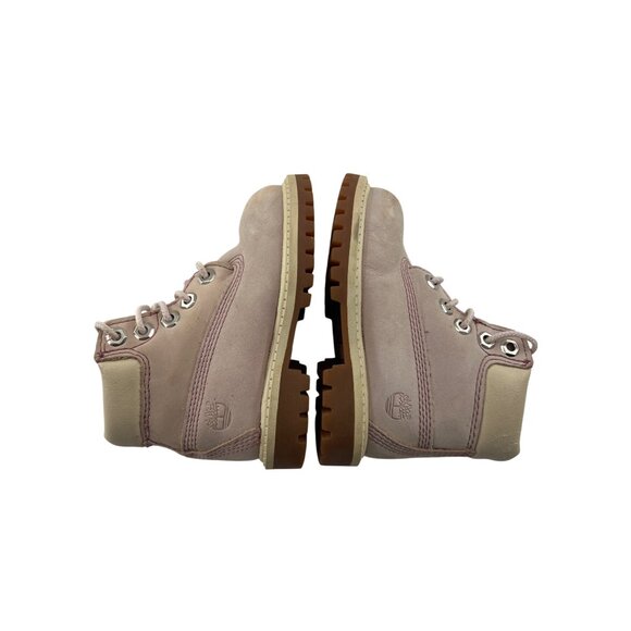 Timberland Toddler Boys Nubuck Boots Size‎ 6 Beige Lace-Up - Picture 5 of 7